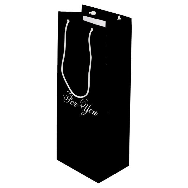 Bolsa de regalo de vino del diseñador de estilo ne (Angulo Anverso)