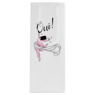 Bolsa de regalo de vino "Diva con curvas"