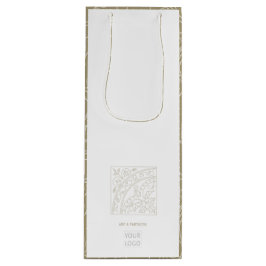 Bolsa de regalo de vino elegante y promocional par