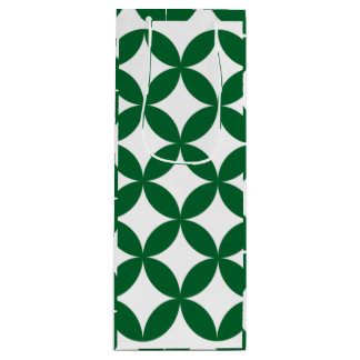 Bolsa de regalo de vino Green Shippo