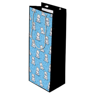 Bolsa de regalo de vino KiniArt Westies