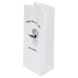 Bolsa de regalo de vino Loon bajo luna llena