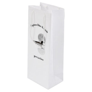 Bolsa de regalo de vino Loon bajo luna llena