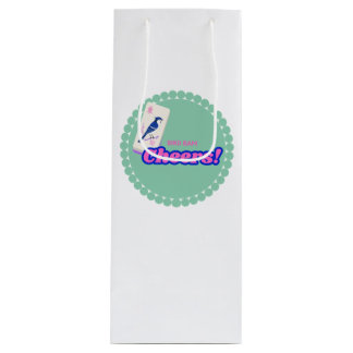 Bolsa de regalo de vino para anfitriona de Mahjong