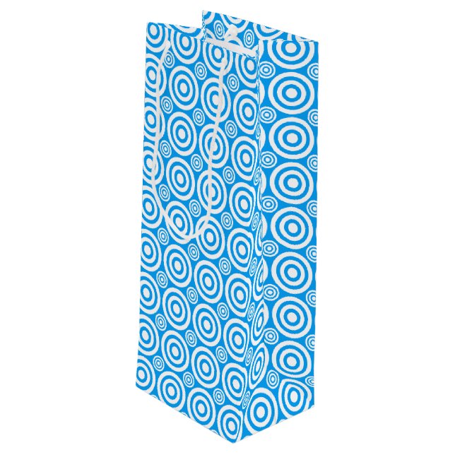 BOLSA DE REGALO DE VINO-toro, Lt Blue-White (Angulo reverso)