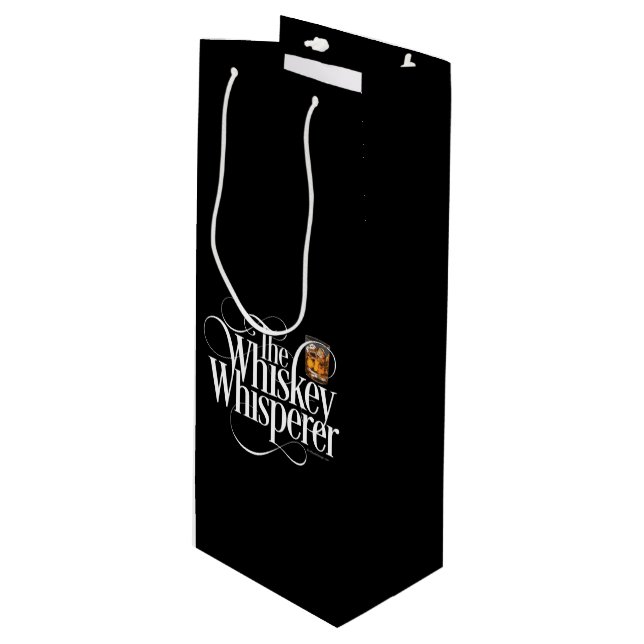 Bolsa de regalo de vino Whiskey Whisperer (Angulo Anverso)