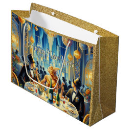 Bolsa de regalo de víspera de Año Nuevo Glamour y 