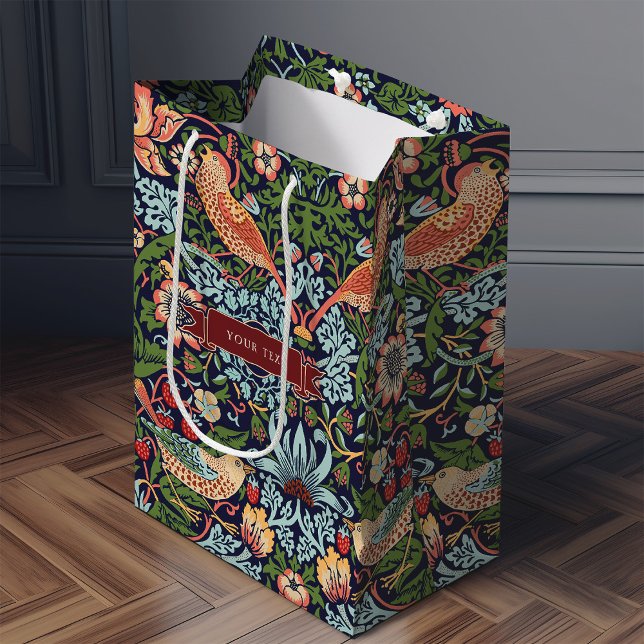 Bolsa de regalo de William Morris Strawberry Thief (Subido por el creador)