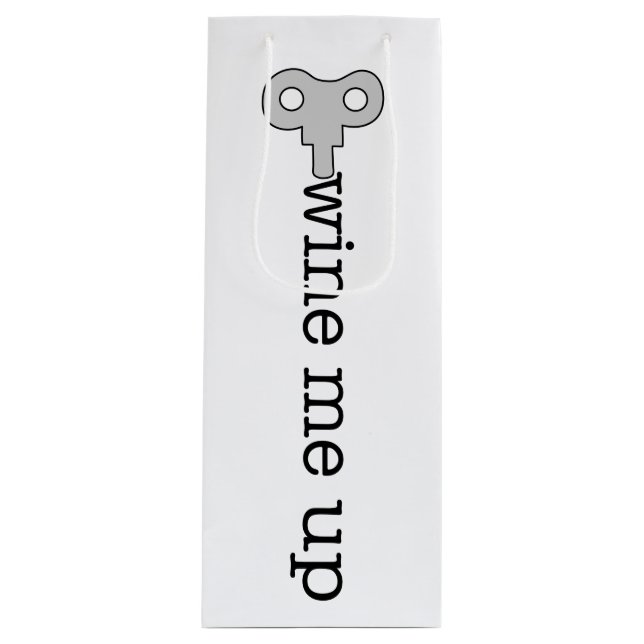 Bolsa de regalo de Wine Me Up (Anverso)