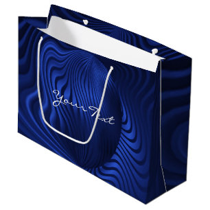 Bolsa de regalo decorativa de la Marina Azul