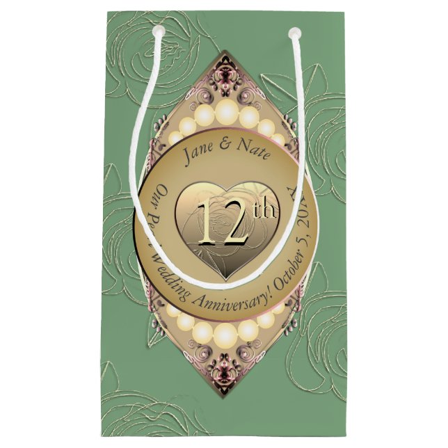 Bolsa de regalo del 12/30 aniversario del Boda de  (Anverso)