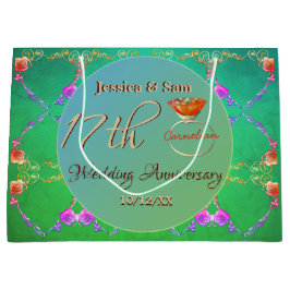 Bolsa de regalo del 17° aniversario del Boda de Ca