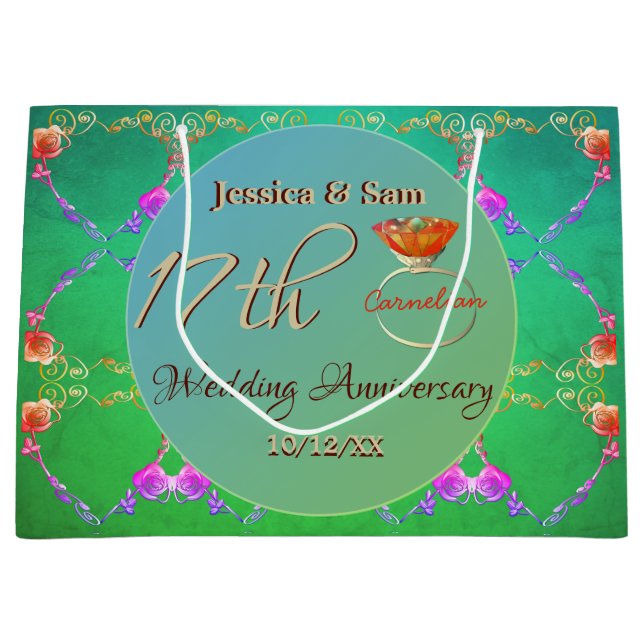 Bolsa de regalo del 17° aniversario del Boda de Ca (Anverso)