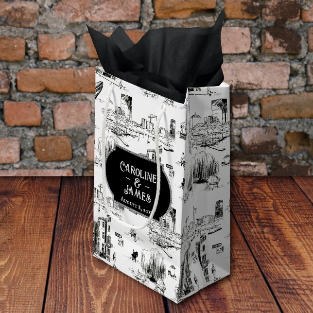 Bolsa de regalo del Boda personalizado del tocador (Subido por el creador)