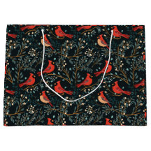 Bolsa de regalo del cardenal vintage