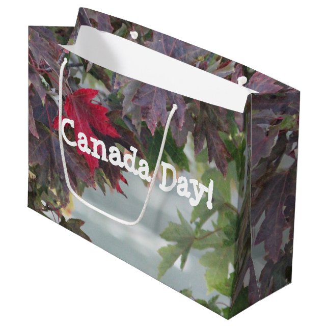 Bolsa de regalo del Día de Canadá (Angulo Anverso)