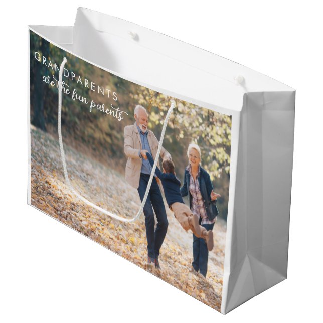 Bolsa de regalo del día del abuelo (Angulo Anverso)