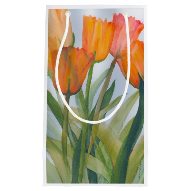 Bolsa de regalo del naranja Tulip (Anverso)