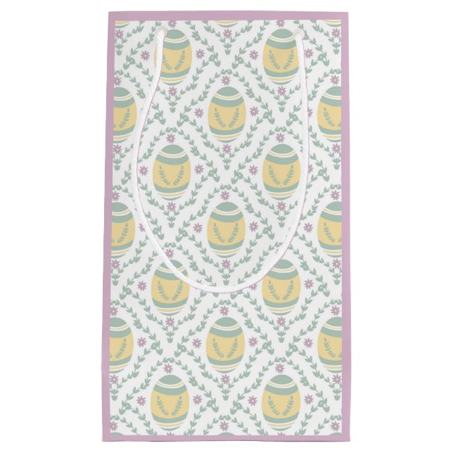 Bolsa de regalo del patrón de huevos de pascua de  (Anverso)