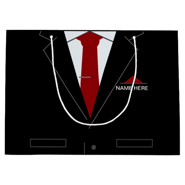 Bolsa de regalo divertida con el nombre personaliz (Anverso)