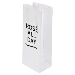 Bolsa de regalo elegante para botellas de vino Ros