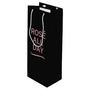 Bolsa de regalo elegante Rosé todo el día para bot