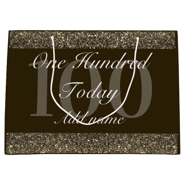 Bolsa de regalo especial de cumpleaños 100 (Anverso)