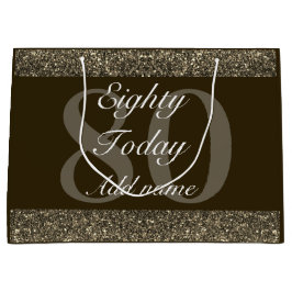 Bolsa de regalo especial de cumpleaños 80