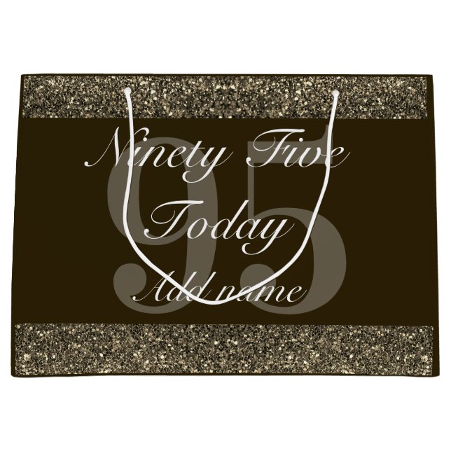 Bolsa de regalo especial para cumpleaños 95 person (Anverso)