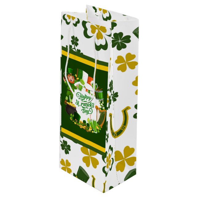 Bolsa de regalo feliz Día de San Patricio (Angulo Anverso)