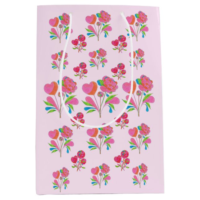 Bolsa de regalo Flor pop (Anverso)