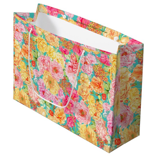 Bolsa de regalo floral (Angulo Anverso)