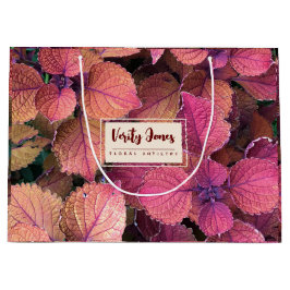 Bolsa de regalo floral de personalizable