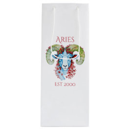 Bolsa de regalo floral personalizada del año para 