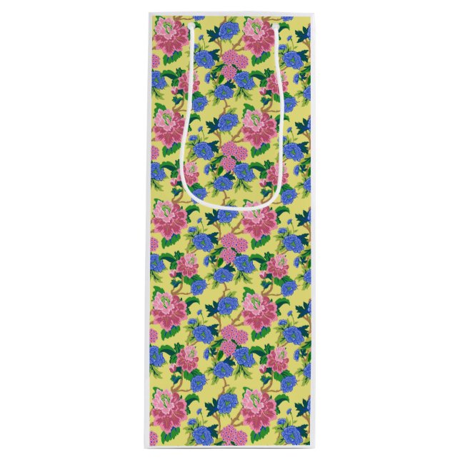 Bolsa de regalo floral Preppy Chinoiserie (Anverso)