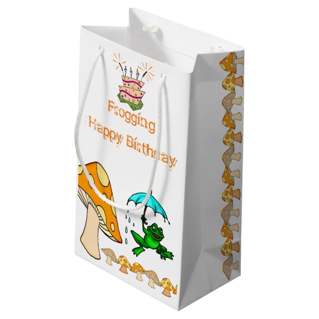 Bolsa de regalo Frog Mushroom (Angulo reverso)