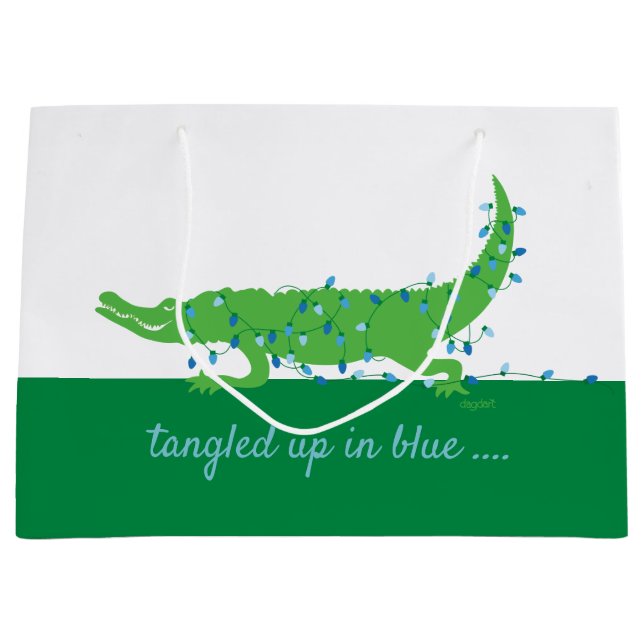 Bolsa de regalo Gator Blues de gran brillo (Anverso)