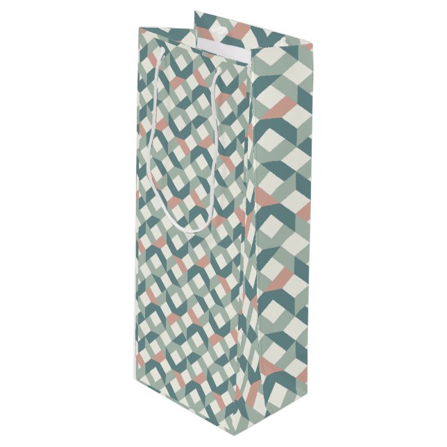 Bolsa de regalo geométrica moderna para calderas (Angulo Anverso)