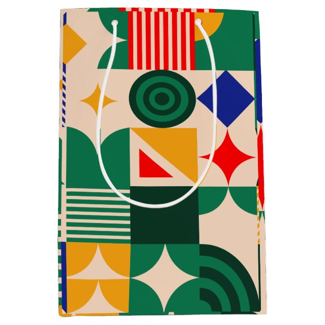 Bolsa de Regalo Geométrico Retro (Anverso)