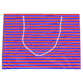 Bolsa De Regalo Grande 10.º cumpleaños azul rojo personalizado