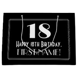 Bolsa De Regalo Grande 18 Aniversario: Nombre del estilo inspirado en el 