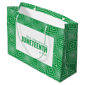 Bolsa De Regalo Grande 19 de junio de 1865 Día de la Libertad de los Negr