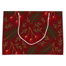 Bolsa De Regalo Grande 🎄 1. Sweet Cherry Holiday Charm Collection