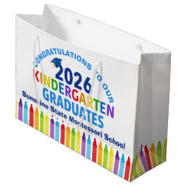 Bolsa De Regalo Grande 2026 Kindergarten Graduation Custom School Party