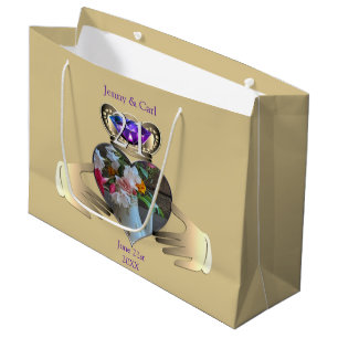 Bolsa De Regalo Grande 21° Aniversario Boda Claddaugh Iolite