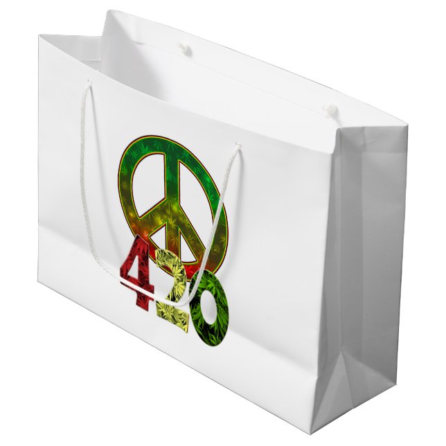 Bolsa De Regalo Grande 4 20 Paz (Angulo Anverso)