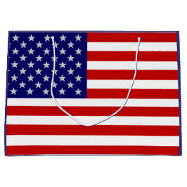 Bolsa De Regalo Grande 4 de julio Bandera Americana USA LGB