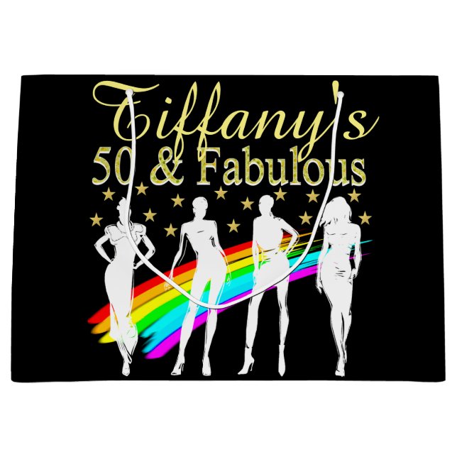 BOLSA DE REGALO GRANDE 50 PERSONALIZADOS Y FABULOSO BARCO DE REGALO DIVA (Anverso)