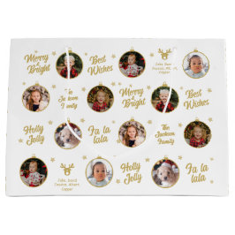 Bolsa De Regalo Grande 6 Fotos Ornamentos de Navidad Modernos