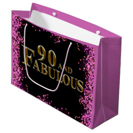 Bolsa De Regalo Grande 90 cumpleaños